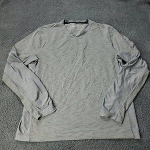 Nike Golf Dri Fit Tour Performance V Neck Shirt Mens Size L Large Long Sleeve